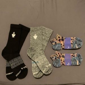 NWOT 3x M athletic Bombas socks - 2 calf 1 ankle